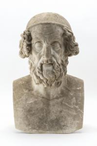 CARRARA,BUST OF AN ANCIENT GREEK MAN,Eldred's US 2019-10-17