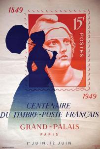 CARRE J,Centenaire du Timbre Poste Français Grand Palais Bedos  Cie Paris,Artprecium FR 2017-06-28