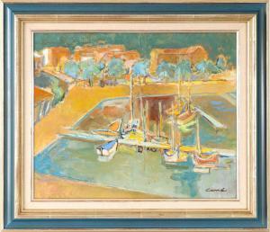 CARRE René 1925-1993,Port-Cros en Méditerranée,Cannes encheres, Appay-Debussy FR 2023-10-13