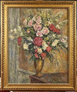 CARRERA Augustin 1878-1952,Nature morte au bouquet de fleurs,Osenat FR 2023-06-18