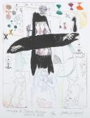CARRERAS Peter 1921-2019,Homage to Tapies, Picasso Miro & Dali,Tooveys Auction GB 2023-07-12