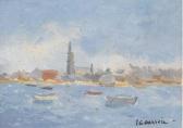 CARRERE Jean Gérard 1922-2015,Vue du bassin d'Arcachon,Christie's GB 2006-10-04