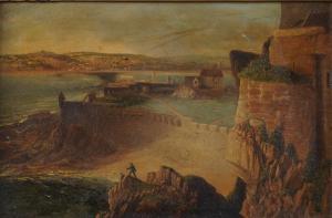 CARRICK John Mulcaster 1833-1896,A view of a coastal fortification, p,Bellmans Fine Art Auctioneers 2023-03-28