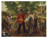 CARRICK John Mulcaster 1833-1896,The Recruiting Sargent,1862,Christie's GB 2019-10-28