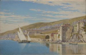 CARRICK John Mulcaster 1833-1896,Villefranche-sur-mer, near Nice,1884,Rosebery's GB 2023-03-29