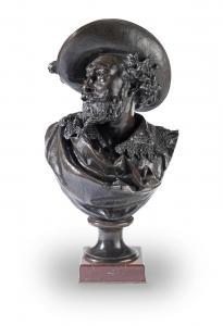 CARRIER BELLEUSE Albert Ernest,A bronze portrait bust of Peter Paul Rubens,Bonhams 2018-11-21