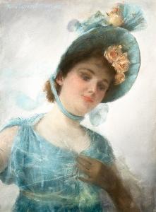 CARRIER BELLEUSE Pierre 1851-1932,the summer bonnet,Sotheby's GB 2003-06-17