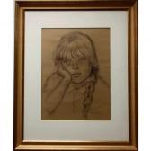 CARRIER LOUISE 1925-1976,PERSONNAGE CHARCOAL,1966,Waddington's CA 2019-05-16