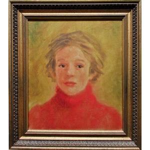 CARRIER LOUISE 1925-1976,PORTRAIT OF A YOUNG BOY,1973,Waddington's CA 2015-05-11