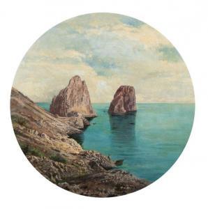 CARRILLO Achille 1818-1880,I faraglioni di Capri,Casa d'Aste Arcadia IT 2024-04-18