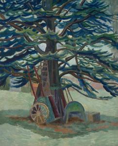 CARRINGTON Dora 1893-1932,The Cedar Tree at Tidmarsh,1920,Christie's GB 2022-10-20
