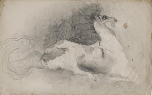 CARRINGTON Leonora,Bearded Horse Sheet from the September 1940 sketch,1941,Christie's 2024-03-12