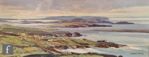 CARSON Gerald J A 1924-2014,A view of the Irish coast,Fieldings Auctioneers Limited GB 2021-06-24