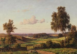 CARSTEN Henrichsen 1824-1897,Landscape from North Zealand,1973,Bruun Rasmussen DK 2024-03-18