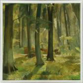 CARSTENSEN Ebba 1885-1967,Forest scenery,1948,Bruun Rasmussen DK 2009-08-24
