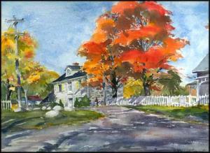 CARSWELL SIMPSON K.B,Maple Tree in Autumn,1936,Heffel CA 2014-08-28