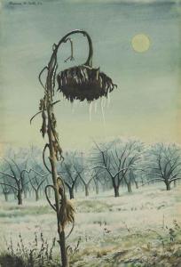CARTER Clarence Holbrook 1904-2000,Sunflower in Winter,1952,Christie's GB 2015-03-25