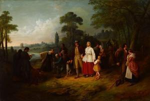 CARTER Dennis Malone 1827-1881,A DESERTED VILLAGE,Whyte's IE 2022-11-28