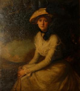 CARTER Frank 1900,A portrait of a seated lady wearing a bonnet,Duke & Son GB 2015-09-17
