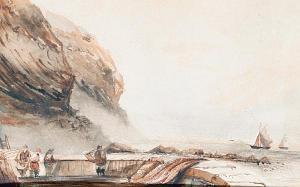 CARTER Henry Barlow 1804-1868,Boats off a rocky coastline,Bonhams GB 2009-09-29