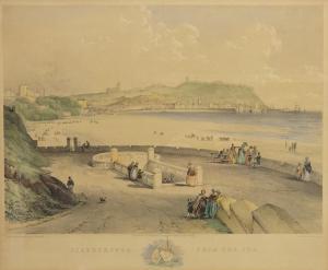 CARTER Henry Barlow 1804-1868,Scarborough from the Spa,David Duggleby Limited GB 2019-02-23