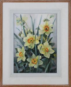 CARTER Jack 1912-1992,Daffodils,1973,Tooveys Auction GB 2022-06-08