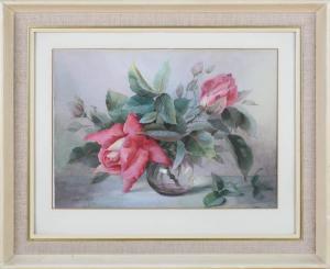 CARTER Jack 1912-1992,Pink Rose,1975,Tooveys Auction GB 2022-06-08