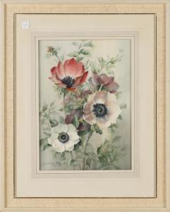 CARTER Jack 1912-1992,Study of Anemones,1975,Tooveys Auction GB 2017-09-06