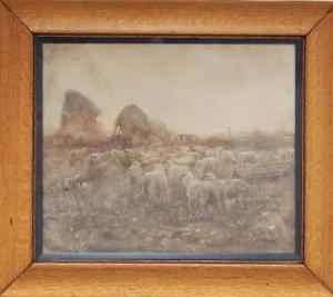 CARTER John R.A,Sheep Shearing,1906,Simon Chorley Art & Antiques GB 2014-09-24