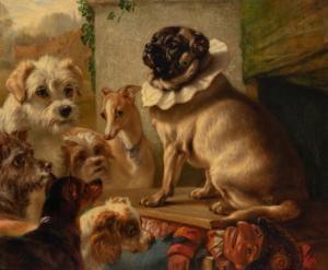 CARTER Samuel John 1835-1892,The Pug Show,1868,William Doyle US 2021-09-28