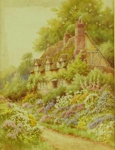 CARTER William 1863-1939,country cottage,1910,Burstow and Hewett GB 2018-06-21