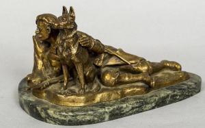 CARTIER Eugene 1861-1943,Infantryman and His Dog,Rowley Fine Art Auctioneers GB 2017-02-21
