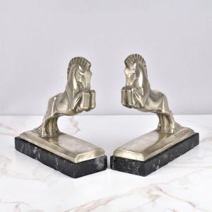 CARTIER Jacques 1907-2001,Pair of Cheval Cabre Bookends,Kodner Galleries US 2024-04-17