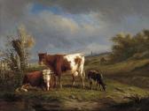 CARTIER Karl 1855-1925,Cattle and a goat grazing in a meadow,Christie's GB 2002-03-21