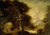 CARVER Robert 1730-1791,An extensive parkland scene with two figures walki,Mallams GB 2004-02-25