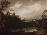 CARVER Robert 1730-1791,Paesaggio con l'approdo di una barca presso un cas,Finarte IT 2009-09-29