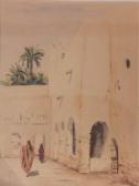 CARVISI,Middle Eastern street scene,Crow's Auction Gallery GB 2017-04-12