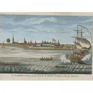CARWITHAM John,A SOUTH-WEST VIEW OF THE CITY OF NEW YORK IN NORTH,1731,Sotheby's 2006-01-19