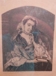 CASADO DEL ALISAL José María 1831-1886,Retrato de dama,1864,Goya Subastas ES 2020-02-13