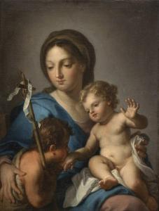 CASALI Andrea 1705-1784,Madonna col Bambino e San Giovannino,Bertolami Fine Arts IT 2023-04-27