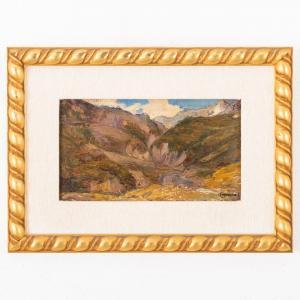CASANOVA Carlo 1871-1950,Paesaggio montano,Wannenes Art Auctions IT 2023-12-11