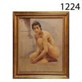 CASAS Y CARBO Ramon 1866-1932,Desnudo femenino,1903,Lamas Bolaño ES 2018-12-13