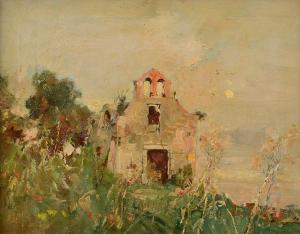 CASCIARO Giuseppe 1863-1941,Veduta del Castello d'Ischia,Meeting Art IT 2024-04-20