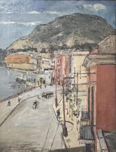CASCIARO Guido 1900-1963,Scorcio di Pozzuoli,1939,Errico casa d'aste IT 2023-10-28