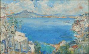 CASCIARO Guido 1900-1963,Veduta del golfo di Napoli da Ischia,Capitolium Art Casa d'Aste 2024-02-22