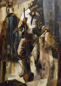 CASEBIER Cecil Lang 1922-1996,Untitled Workman with Shovel,1953,Heritage US 2007-12-01