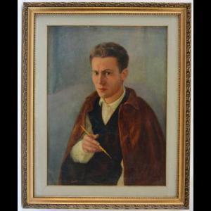 Caselli Silvano 1921,Ritratto di giovane pittore,1951,Il Ponte Casa D'aste Srl IT 2017-09-26