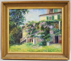 CASEY Laura Welsh 1900-1900,Wisteria Covered Porch,Skinner US 2012-11-14