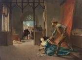 CASNEDI Raffaele 1822-1892,Il corsaro Barbarossa tenta di rapire Giulia ,Capitolium Art Casa d'Aste 2022-10-19
