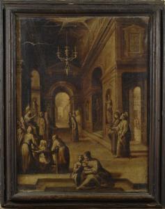 CASOLANI ILARIO 1588-1661,Cristo al Tempio,Galleria Pananti Casa d'Aste IT 2017-02-11